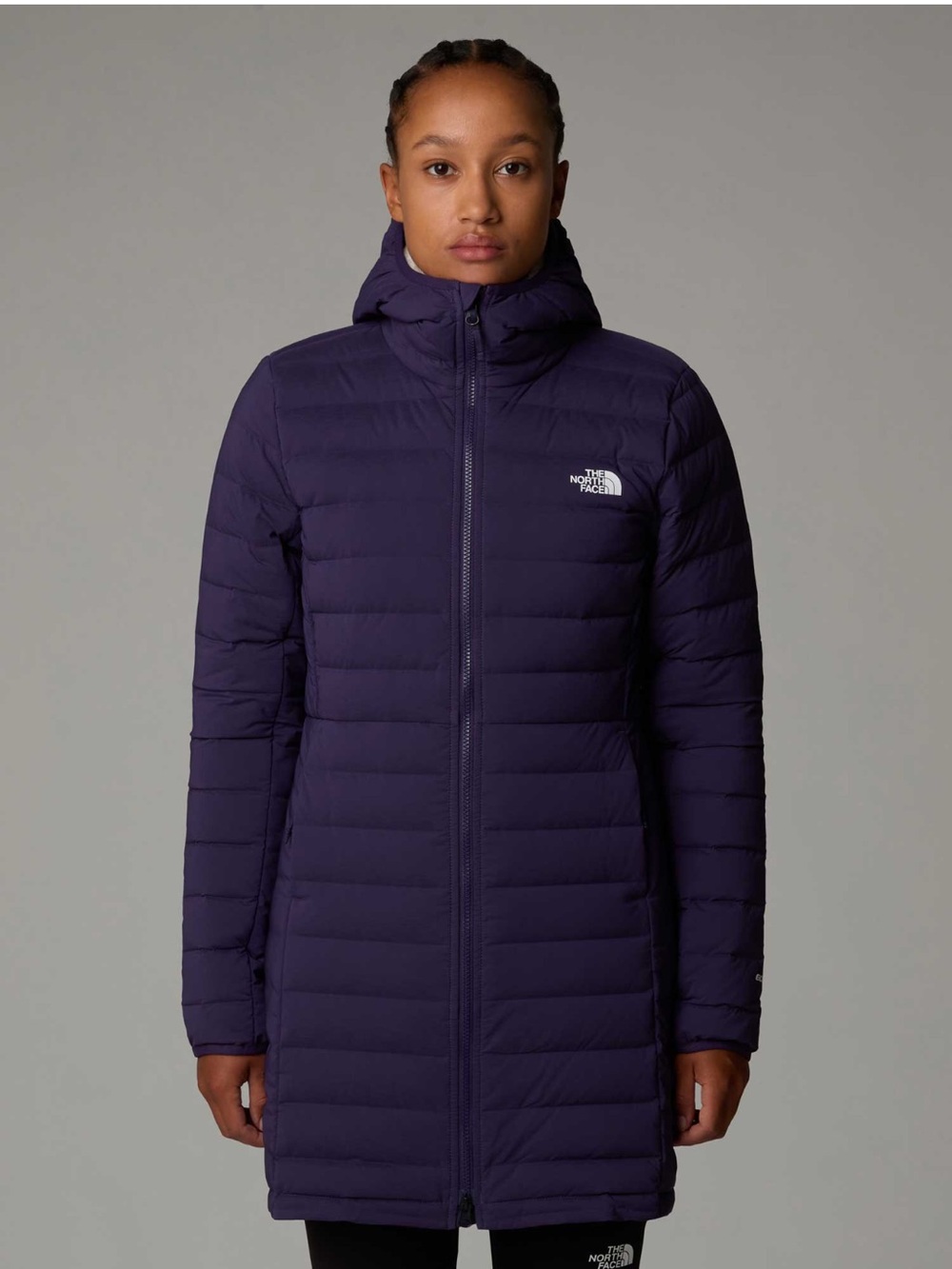 The North Face Stretch Down Parka Eternal Purple NWT